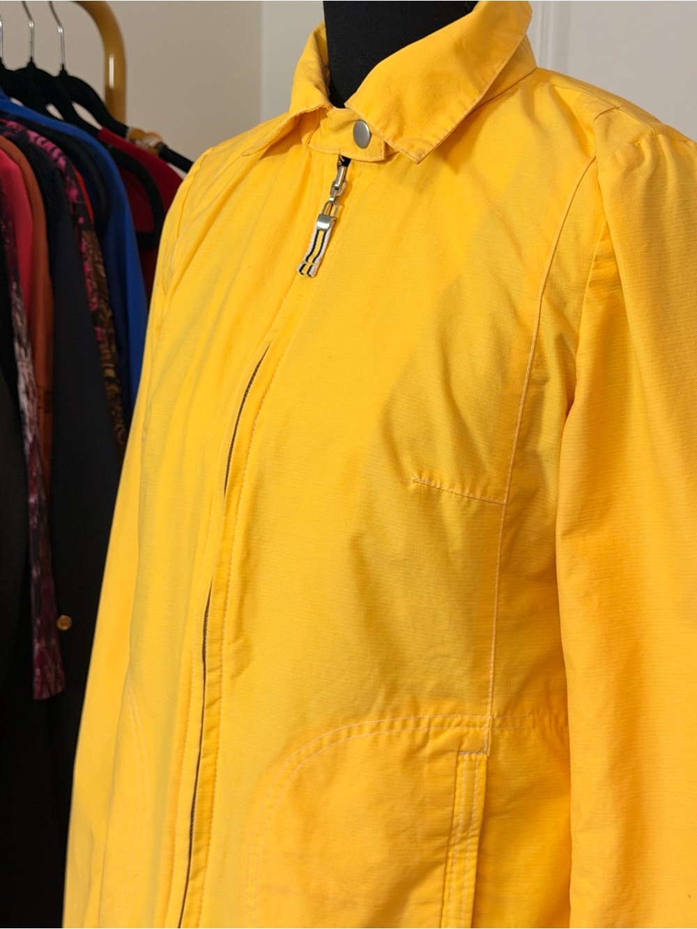 Ann Taylor LOFT Utility Jacket Lightweight Zip Front - Picture 2 of 10